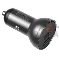 АЗУ блок питания Baseus Digital Display Dual USB 4.8A Car Charger 24W Grey АЗУ блок питания Baseus Digital Display Dual USB 4.8A Car Charger 24W Grey