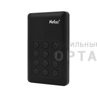 Внешний HDD  Netac  1 TB K390 чёрный, 2.5", USB 3.0