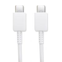 Кабель Samsung S22 Type-С to Type-С Cable (оригинал), белый, в техпаке