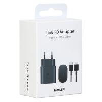 Ориг для Samsung, СЗУ в комплекте 25W PD Adapter USB-C to USB-C Cable, черный (в коробке) 