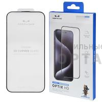 Стекло защитное KEEPHONE OPTIX HD, для iPhone 16 Pro (6.3)