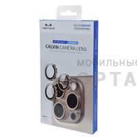 Защита на камеру KEEPHONE CALVIN, iPhone 16 Pro (6.3), Bronze