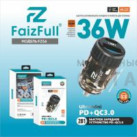 АЗУ блок питания FaizFull FZ56 36W PD+QC3.0  VOOC поддержка (Ultra mini прозрачный корпус) АЗУ блок питания FaizFull FZ56 36W PD+QC3.0  VOOC поддержка (Ultra mini прозрачный корпус)