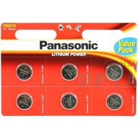 Элемент питания PANASONIC Power Cells CR2016  BL6   (120/600)