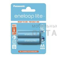 Аккумуляторная батарейка PANASONIC R6 eneloop lite  BK-3LCCE/2BE (950 mAh) (2 бл) (2/16/192)
