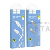 Кабель USB to Type-C HOCO X107 Favor, 1m, 3,0А,  серый